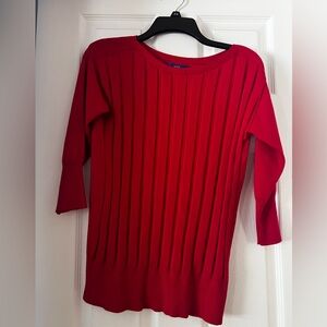 Red Ladies Long Sleeve